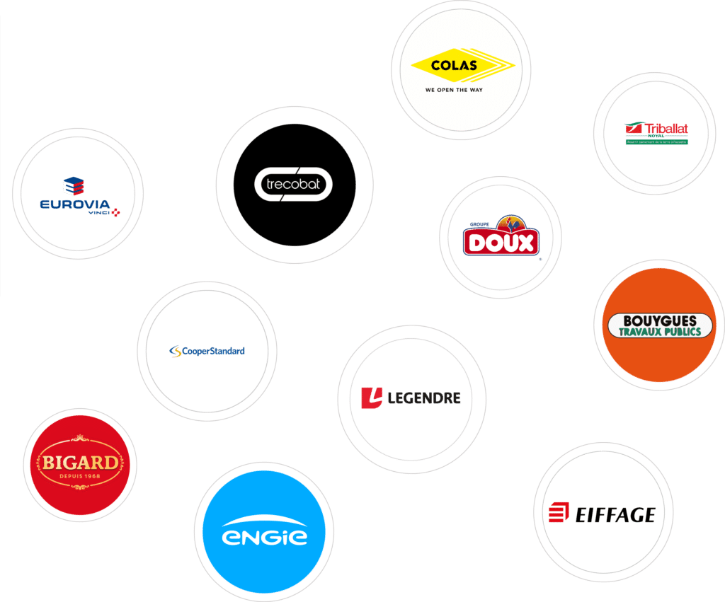 Logo des plus grandes entreprises présentes sur Rennes qui recrutent des freelances