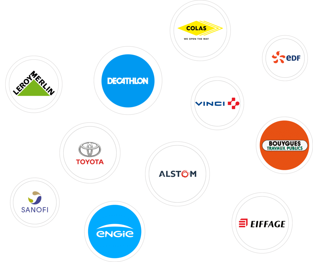 Logo des plus grandes entreprises présentes sur Lille qui recrutent des freelances