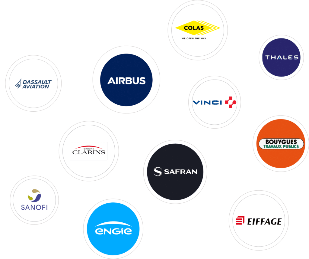 Logo des plus grandes entreprises présentes sur Paris qui recrutent des freelances